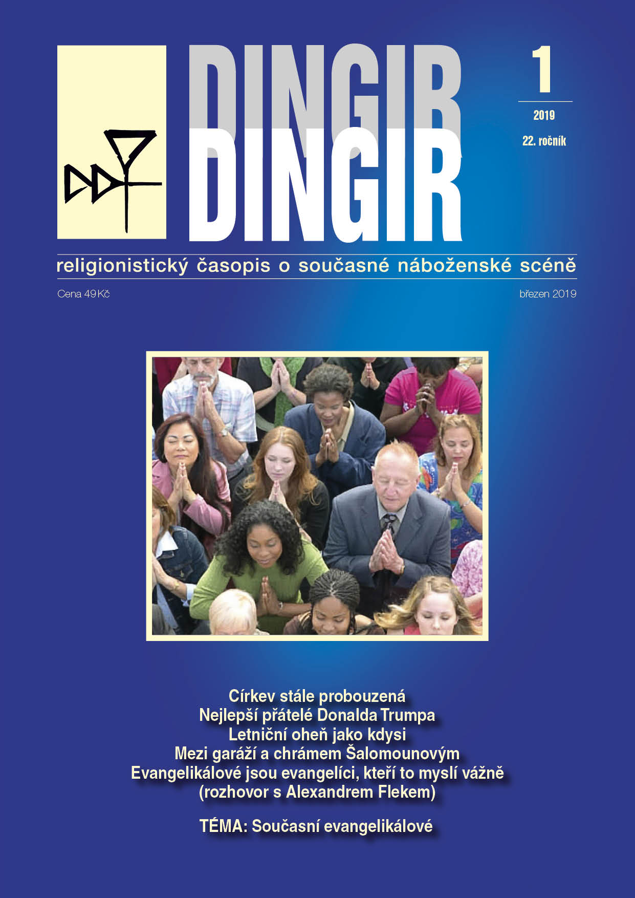 obálka časopisu DINGIR 1/2019