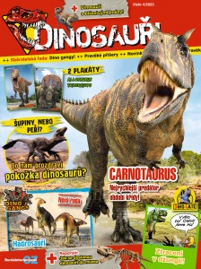obálka časopisu Dinosauři 4/2023