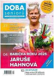 obálka časopisu Doba seniorů 12/2025