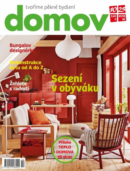 obálka časopisu Domov 10/2025