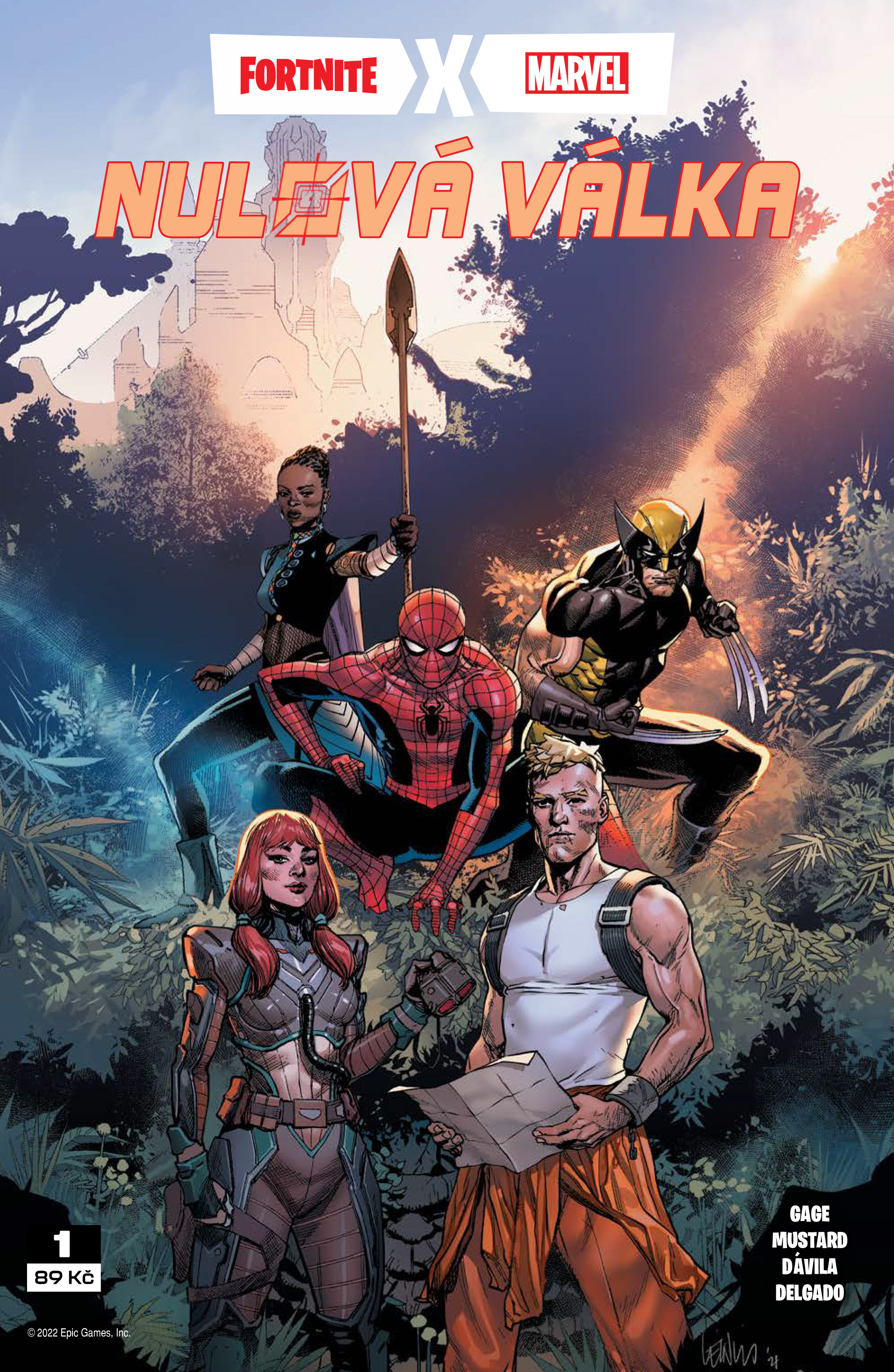 obálka časopisu Fortnite x Marvel: Nulová válka 1/2022