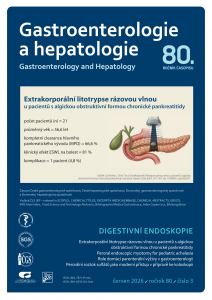 obálka časopisu Gastroenterologie a hepatologie  3/2026