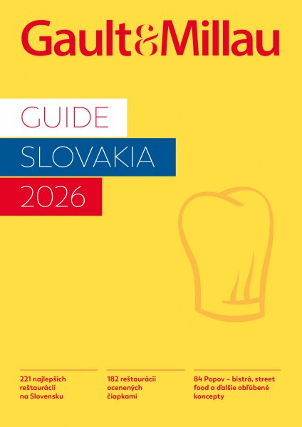 obálka časopisu Gault&Millau - Kniha SK 2026 Gault&Millau (24€) +119 Kč poštovné