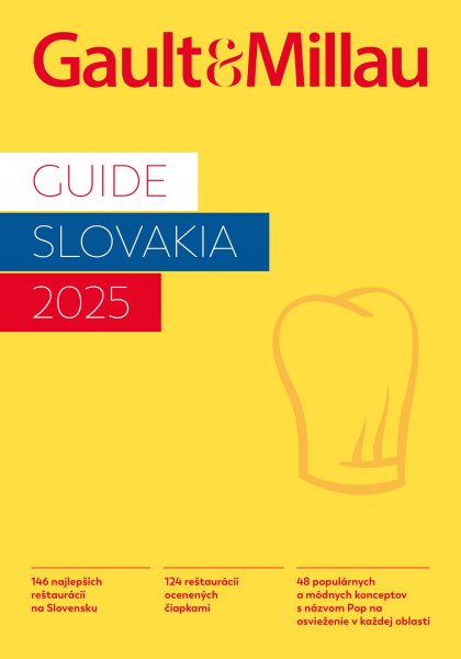 obálka časopisu Gault&Millau - Kniha SK 2025 Gault&Millau (19€) +119 Kč poštovné