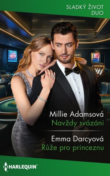 Navždy svázáni (Millie Adamsová) - Když do hry vsadila své tělo, Ewan znejistěl. Je si tak jistá výhrou, nebo ho jenom chce? 
Když jako protihodnotu do hry vložil sídlo a titul vévody, nedala na sobě Jessie nic znát. 
A Ewan měl problém. Zoufale chtěl prohrát – a zbavit se života, který nesnášel. A chtěl vyhrát a získat Jessiinu sázku! 
Nakonec zvítězila jeho touha prohrát. 
A pak se Jessie rozhodla dát Ewanovi to, co nevyhrál...! 
 
Růže pro princeznu (Emma Darcyová) - Stačí moment, aby jeden po druhém prudce zatoužili! 
Překročí jejich touha hranici vášně? Michael o trvalý vztah nestojí a Lucy se jej zase bojí, protože má tajemství. Navzdory citům, jež v sobě oba postupně objevují, jsou drženi ve svých pastích a nenalézají cestu ven... 
Vysvobodí je zásah osudu? 
 
 
 
Kat. číslo: 406 I 01/26  
Rozsah: 320 stran  
Cena: 150 Kč  
Cena pro vás: 139 Kč