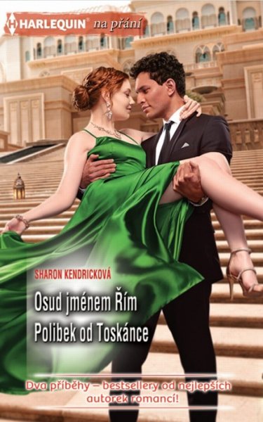 Osud jménem Řím (Sharon Kendricková) - Když Gianluca potřebuje najít manažera pro svůj nový londýnský hotel, najme si na jeho vyhledání anglickou personalistku Aisling. Je to šedivá myška s pevně staženým drdolem, oblékající se do nudných šedivých kostýmků. Ta fádnost pro něj znamená výzvu. Skrývá se pod tím nudným nezajímavým povrchem skutečná žena? A jaká? Časem to zjistí, a to zjištění mu nedá spát! 
 
Polibek od Toskánce (Sharon Kendricková) - Bývalá zpěvačka populární dívčí skupiny Justina byla zvyklá vždy starat se sama o sebe a nenechat si nikým poroučet. A veleúspěšný italský magnát Dante snad nikdy neslyšel od nikoho slůvko -ne. Co je to kompromis, neví ani jeden, ani druhý! 
Dostali Dante a Justina druhou šanci? Nebo se jejich vášnivá noc, k níž došlo pět let poté, co Justina odmítla Danteovu nabídku sňatku, stane definitivní poslední oponou za tím, co vypadalo jako láska století? 
 
 
Kat. číslo: 524 H 03/26  
Rozsah: 320 stran  
Cena: 150 Kč  
Cena pro vás: 139 Kč