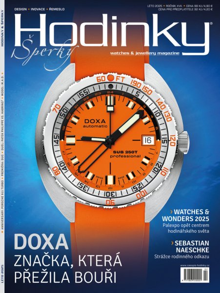 obálka časopisu Hodinky a šperky  2/2025