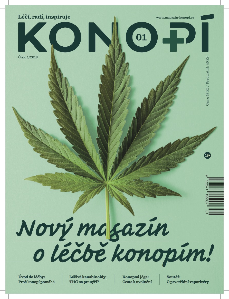 obálka časopisu Konopí (1) 1/2018 