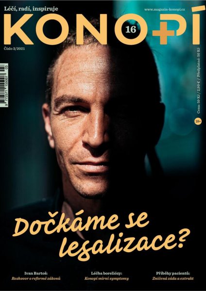 obálka časopisu Konopí (16) 3/2021