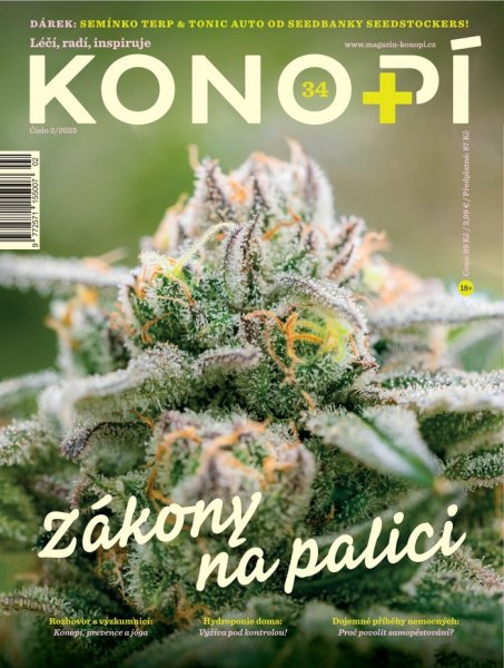 obálka časopisu Konopí (34) 2/2025
