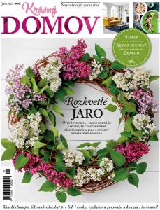 obálka časopisu Krásný domov 1/2025 jaro