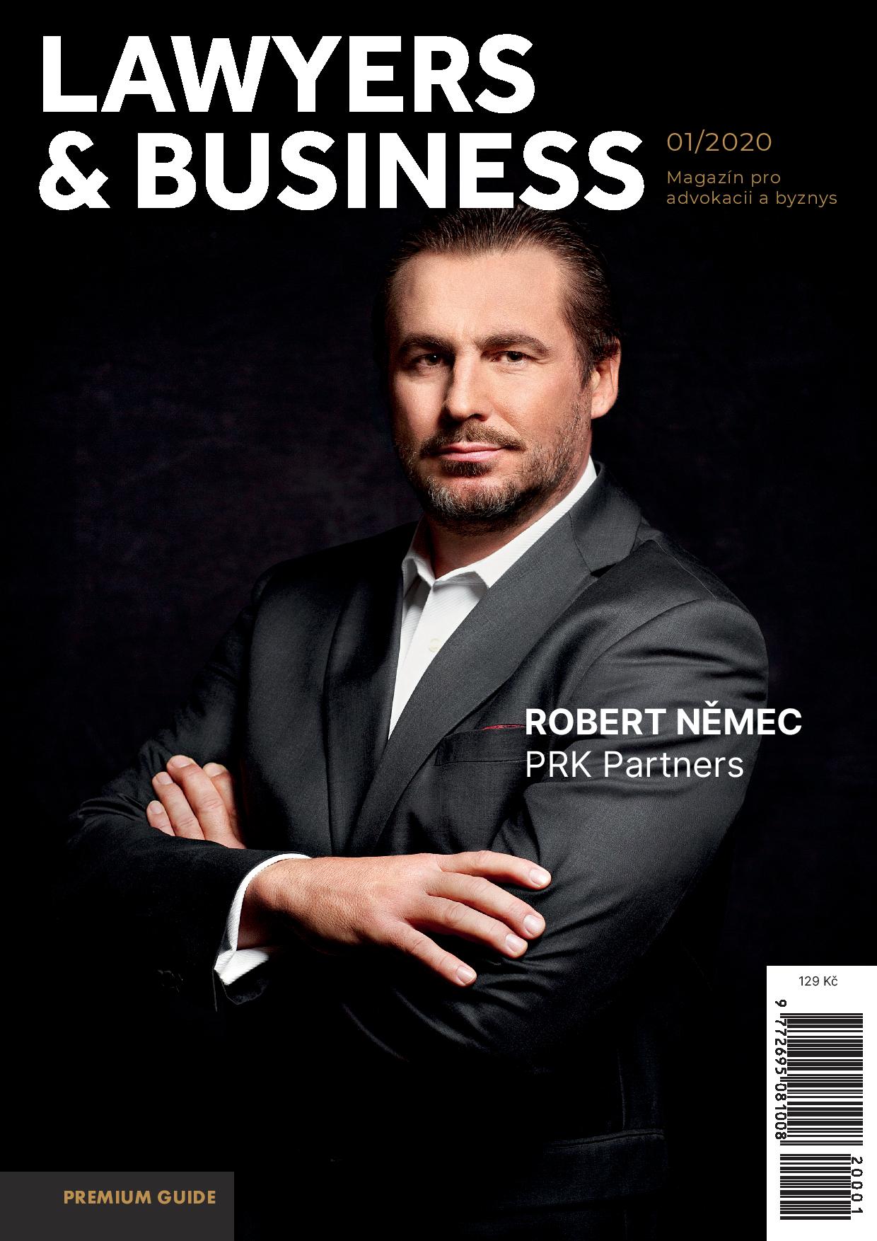 obálka časopisu Lawyers & Business 1/2020