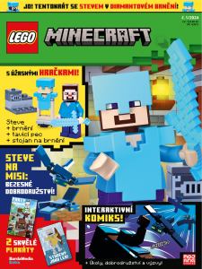 titulní strana časopisu LEGO MINECRAFT 2024//1