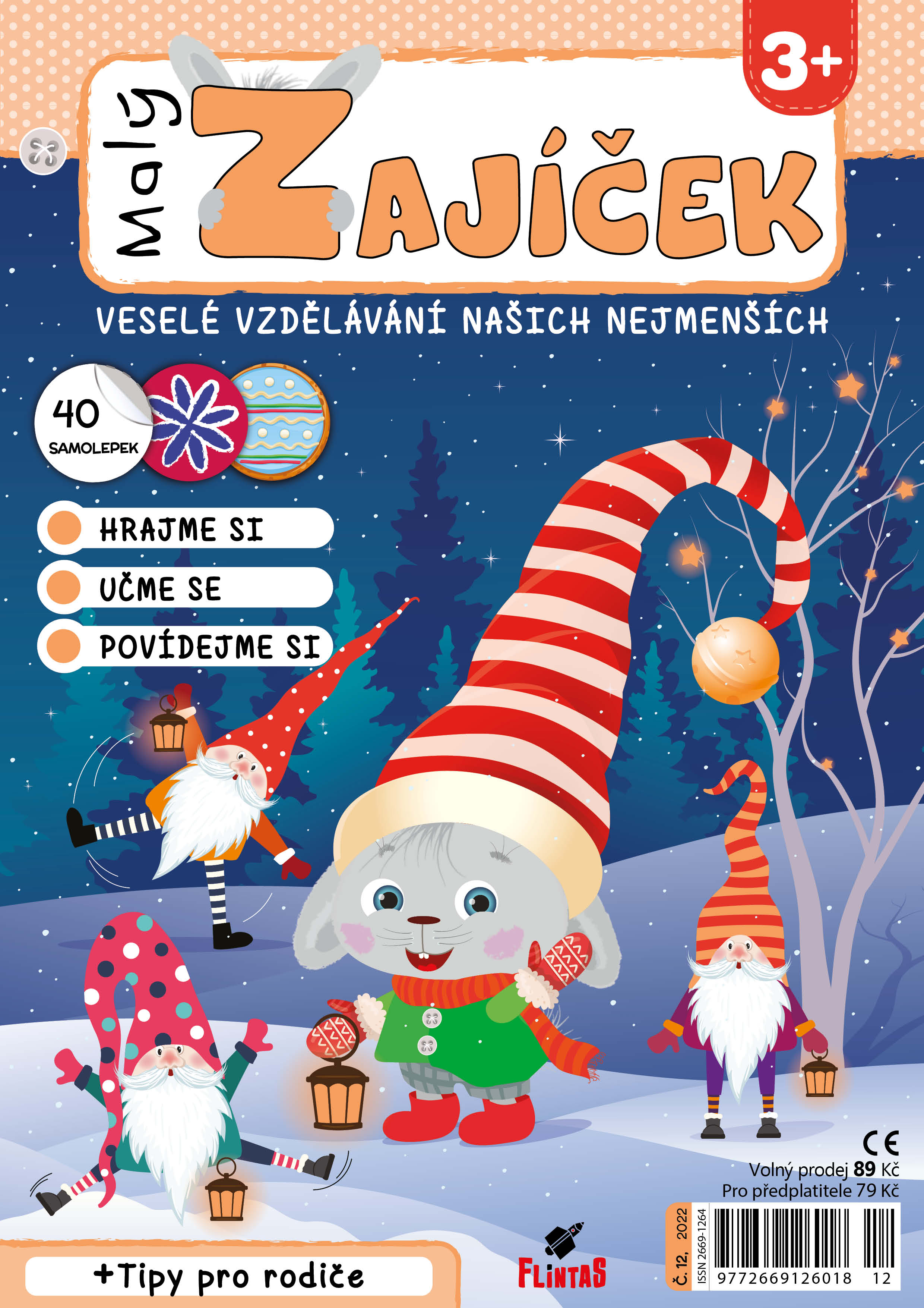 obálka časopisu Malý zajíček 12/2022