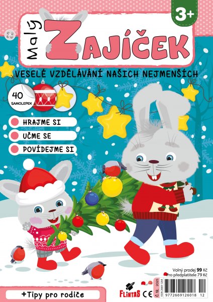 obálka časopisu Malý zajíček 12/2025