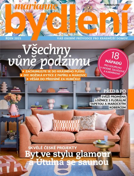 obálka časopisu Marianne Bydlení 10/2025
