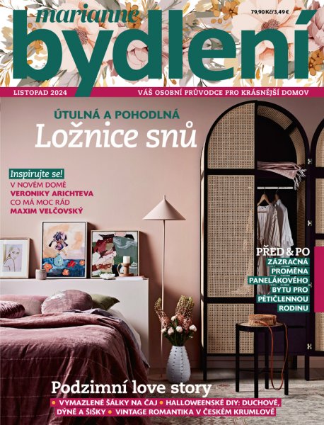 obálka časopisu Marianne Bydlení 11/2024