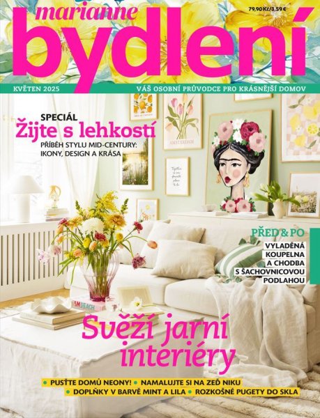 obálka časopisu Marianne Bydlení 5/2025