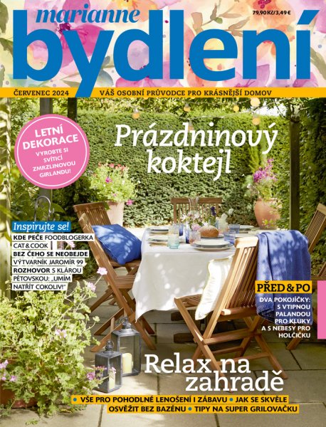 obálka časopisu Marianne Bydlení 7/2024