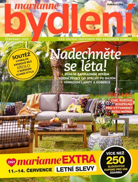 obálka časopisu Marianne Bydlení 7/2025
