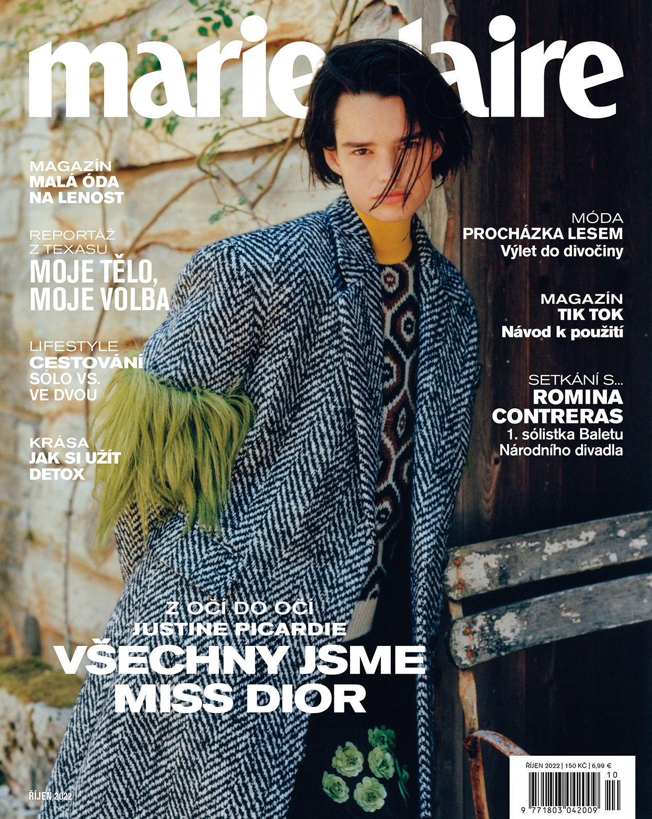 obálka časopisu Marie Claire 10/2022