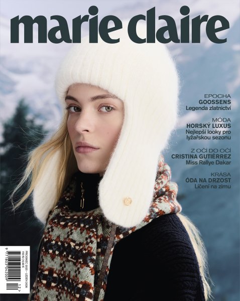 obálka časopisu Marie Claire 12/2025 - 1/2026