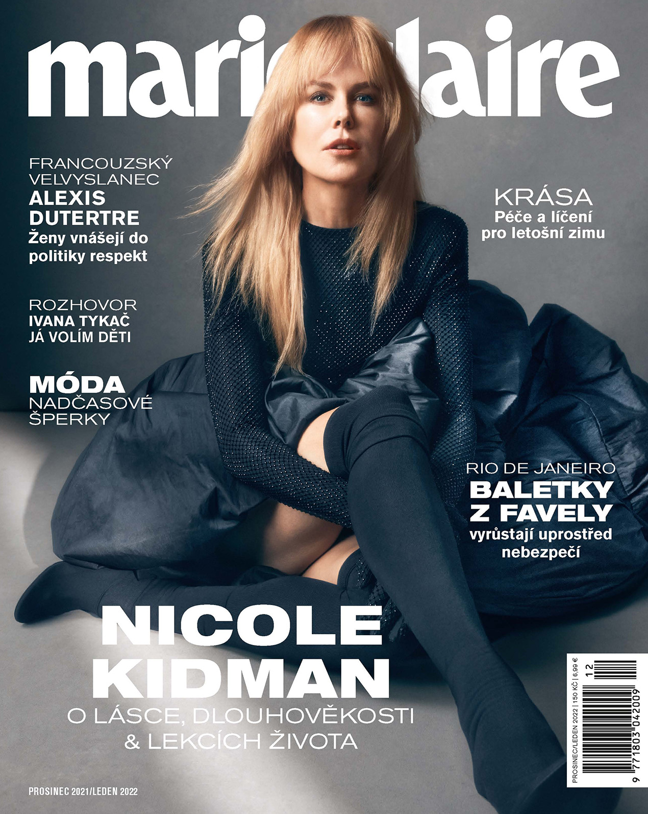 obálka časopisu Marie Claire 12/2021