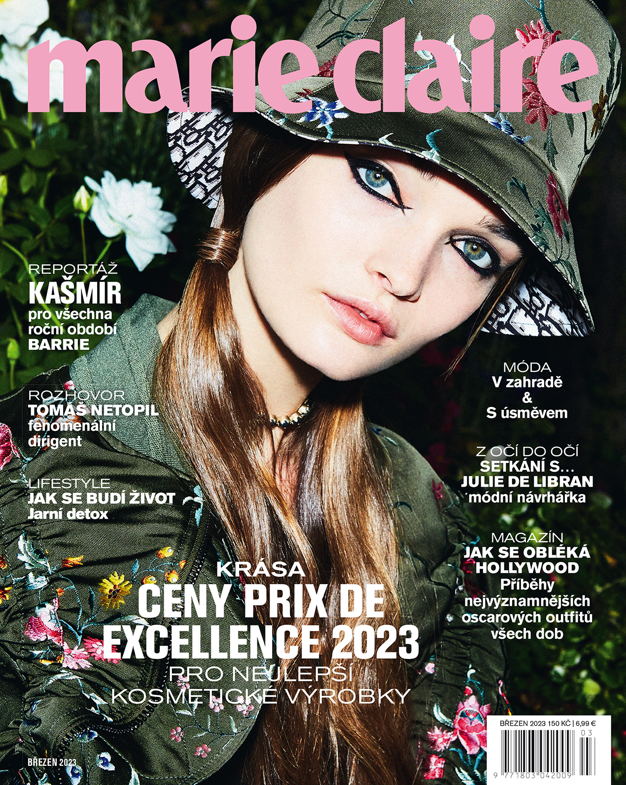 titulní strana časopisu Marie Claire 2023//3