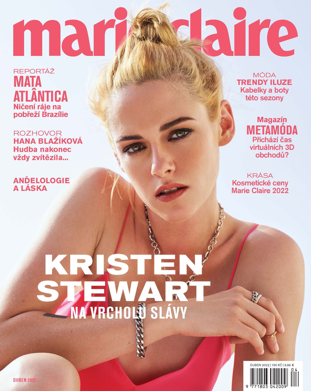 titulní strana časopisu Marie Claire 2022//4