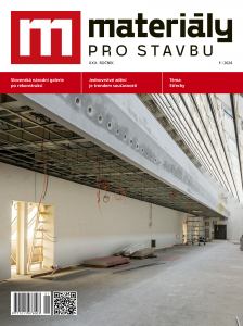 obálka časopisu Materiály pro stavbu 1/2024