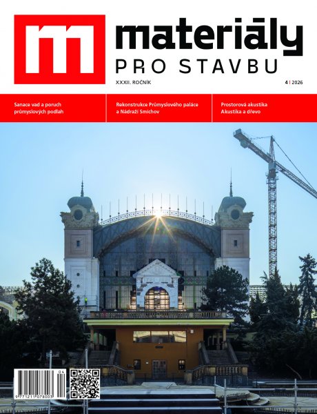 obálka časopisu Materiály pro stavbu 4/2026