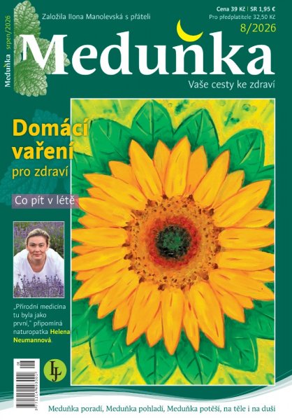 obálka časopisu Meduňka 8/2026