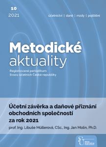 obálka časopisu Metodické aktuality Metodické aktuality 10/2021