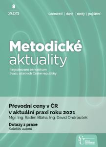 titulní strana časopisu Metodické aktuality 2021//8
