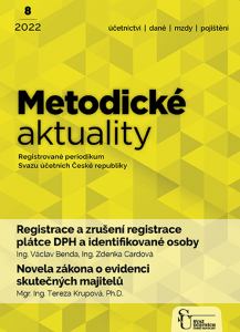 titulní strana časopisu Metodické aktuality 2022//8