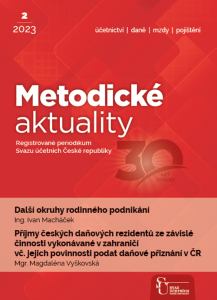 obálka časopisu Metodické aktuality Metodické aktuality 2/2023