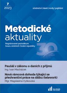 titulní strana časopisu Metodické aktuality 2023//7