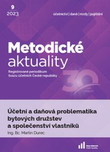 titulní strana časopisu Metodické aktuality 2023//9