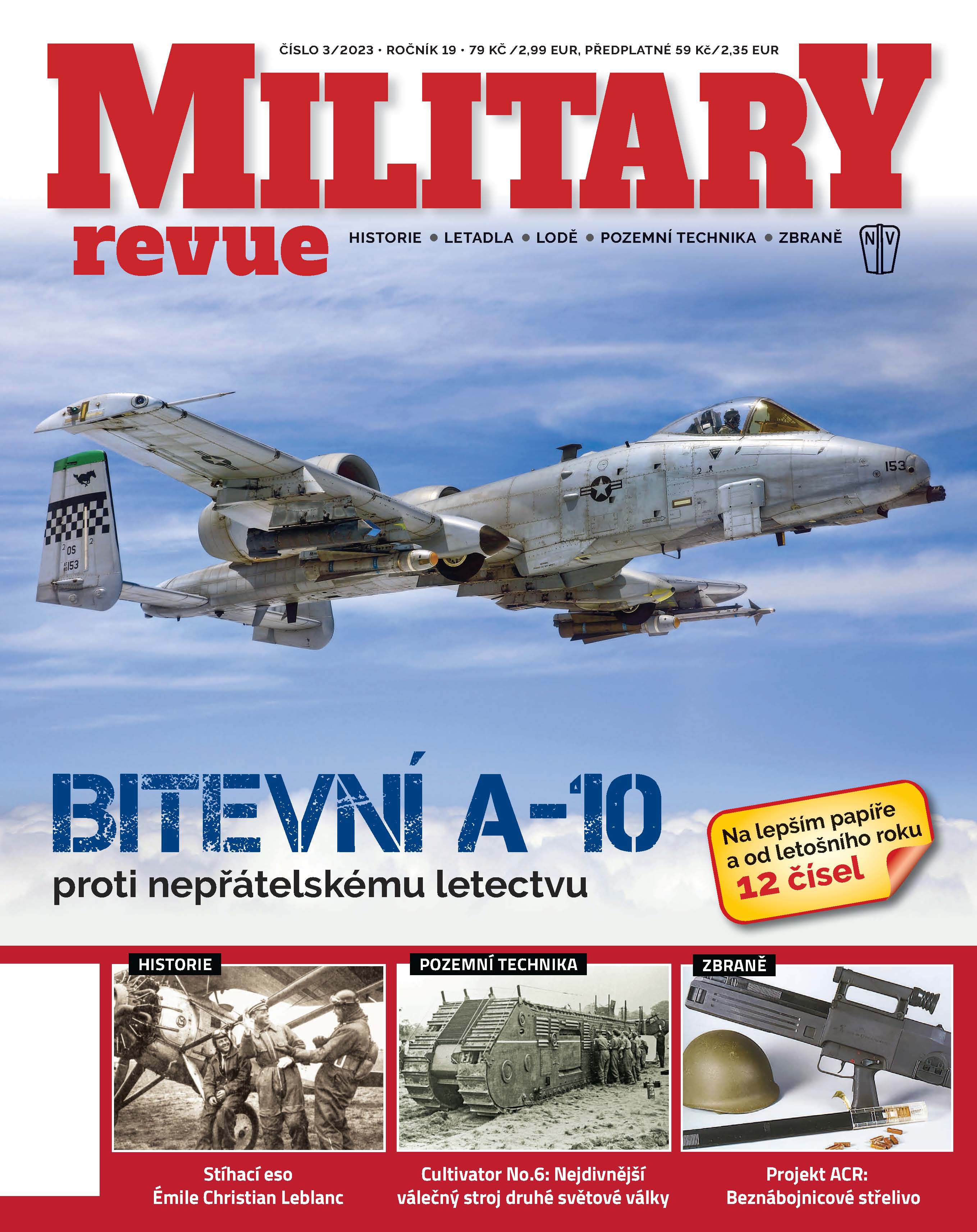 obálka časopisu Military revue 3/2023