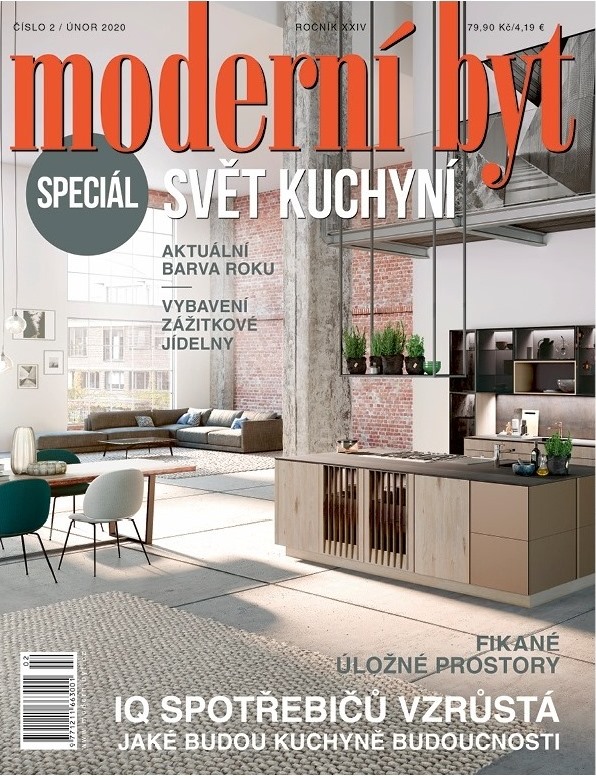 obálka časopisu Moderní byt 2/2020