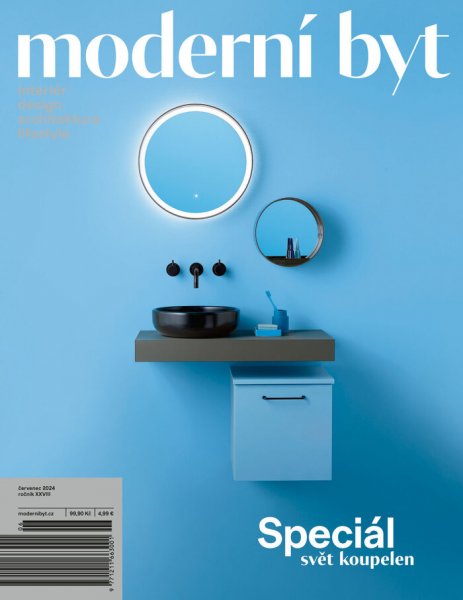 obálka časopisu Moderní byt 6/2024 Speciál Koupelny
