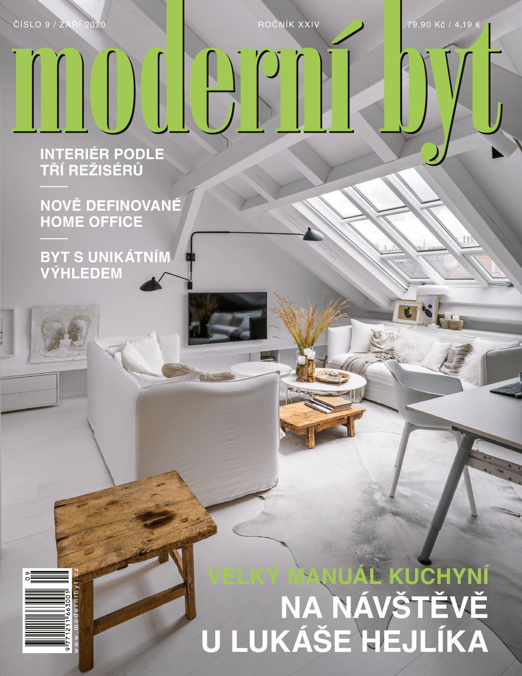obálka časopisu Moderní byt 9/2020