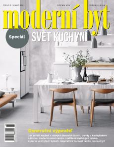 titulní strana časopisu Moderní byt 2021//2
