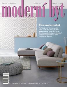 titulní strana časopisu Moderní byt 2021//3