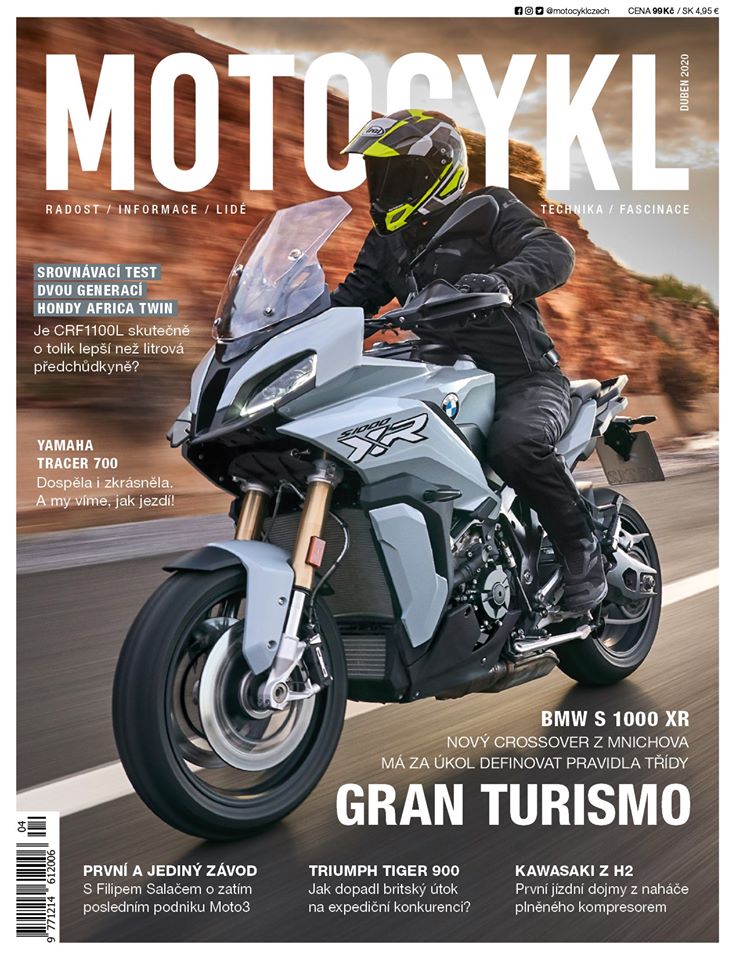 obálka časopisu Motocykl 4/2020