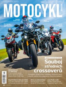 titulní strana časopisu Motocykl 2021//8
