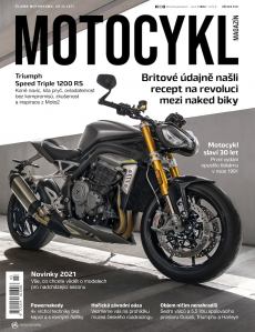 titulní strana časopisu Motocykl 2021//1