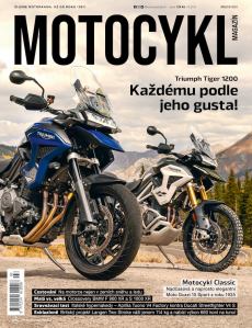 obálka časopisu Motocykl 3/2022