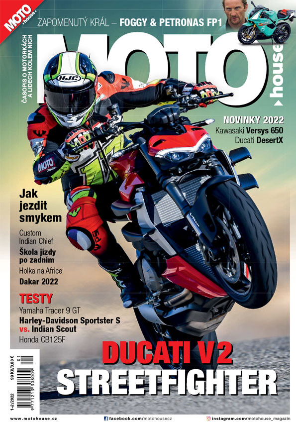 obálka časopisu Motohouse 1/2022