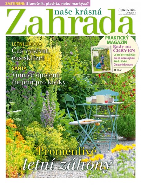 titulní strana časopisu Naše krásná zahrada 2024//6